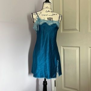 Blue lace Victoria secret Slip dress